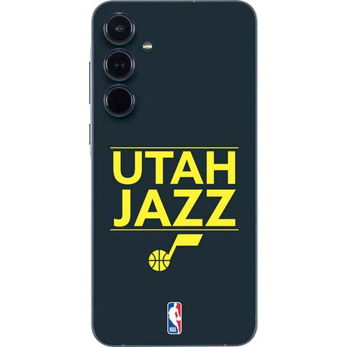 NBA Utah Jazz Standard - Black Galaxy A55 5G Skin