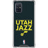 NBA Utah Jazz Standard - Black Galaxy A71 5G Clear Case