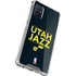 NBA Utah Jazz Standard - Black Galaxy A71 5G Clear Case