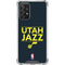 NBA Utah Jazz Standard - Black Galaxy A72 5G Clear Case
