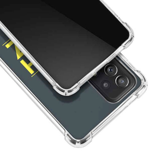 NBA Utah Jazz Standard - Black Galaxy A72 5G Clear Case