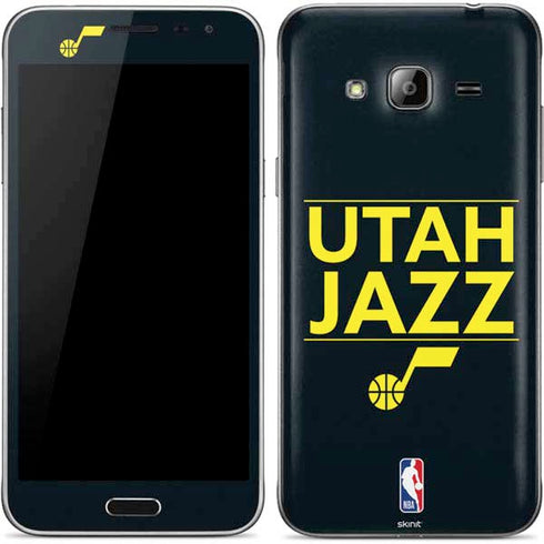 NBA Utah Jazz Standard - Black Galaxy J3 Skin