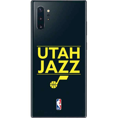 NBA Utah Jazz Standard - Black Galaxy Note 10 Plus Skin