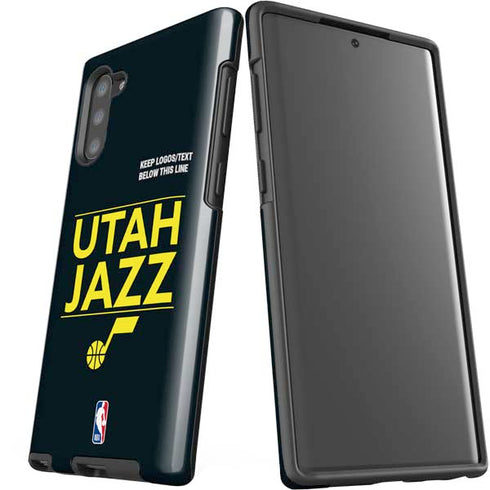 NBA Utah Jazz Standard - Black Galaxy Note 10 Pro Case