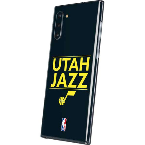 NBA Utah Jazz Standard - Black Galaxy Note 10 Skin