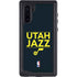 NBA Utah Jazz Standard - Black Galaxy Note 10 Waterproof Case