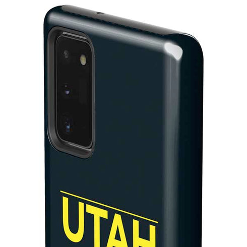 NBA Utah Jazz Standard - Black Galaxy Note20 5G Pro Case