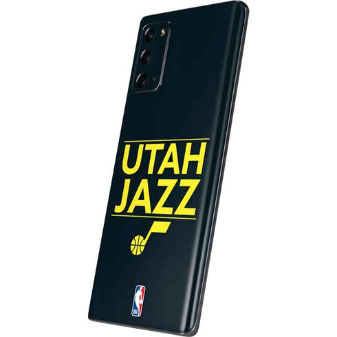 NBA Utah Jazz Standard - Black Galaxy Note20 5G Skin