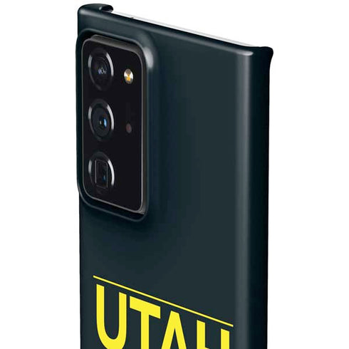NBA Utah Jazz Standard - Black Galaxy Note20 Ultra 5G Lite Case