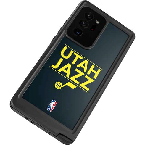 NBA Utah Jazz Standard - Black Galaxy Note20 Ultra 5G Waterproof Case