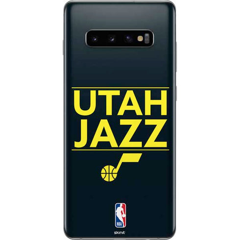 NBA Utah Jazz Standard - Black Galaxy S10 Plus Skin