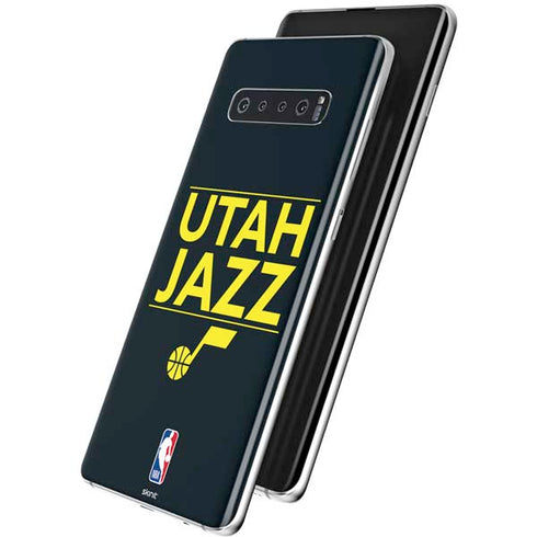 NBA Utah Jazz Standard - Black Galaxy S10 Plus Skin