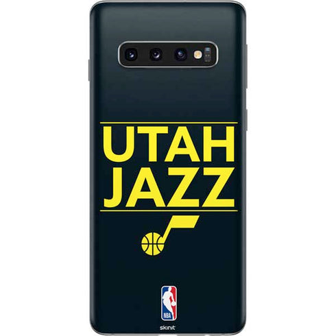 NBA Utah Jazz Standard - Black Galaxy S10 Skin