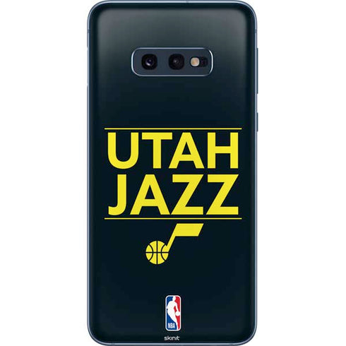 NBA Utah Jazz Standard - Black Galaxy S10e Skin