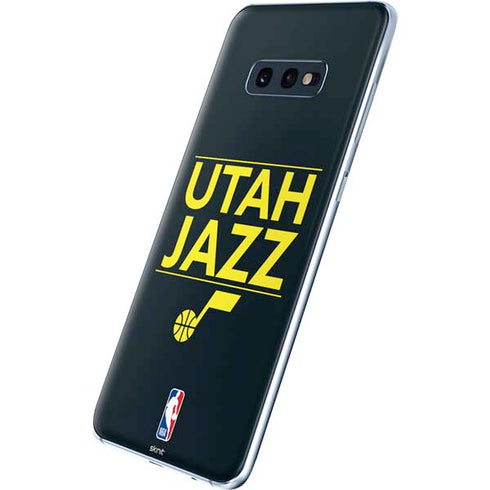 NBA Utah Jazz Standard - Black Galaxy S10e Skin