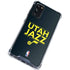 NBA Utah Jazz Standard - Black Galaxy S20 FE Clear Case