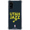 NBA Utah Jazz Standard - Black Galaxy S20 FE Clear Case
