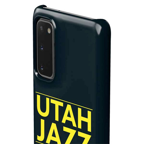 NBA Utah Jazz Standard - Black Galaxy S20 Lite Case