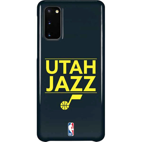 NBA Utah Jazz Standard - Black Galaxy S20 Lite Case