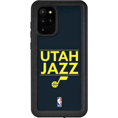 NBA Utah Jazz Standard - Black Galaxy S20 Plus Waterproof Case