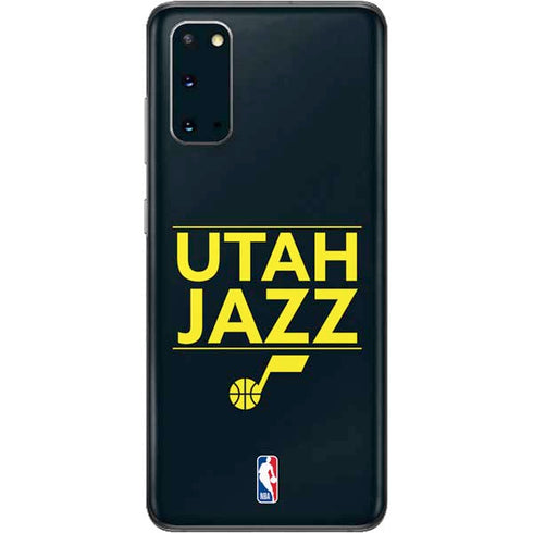 NBA Utah Jazz Standard - Black Galaxy S20 Skin