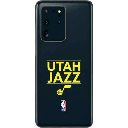 NBA Utah Jazz Standard - Black Galaxy S20 Ultra 5G Skin