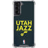 NBA Utah Jazz Standard - Black Galaxy S21 5G Clear Case