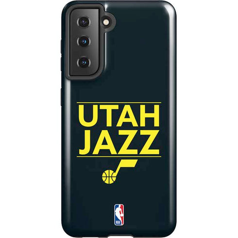 NBA Utah Jazz Standard - Black Galaxy S21 5G Pro Case