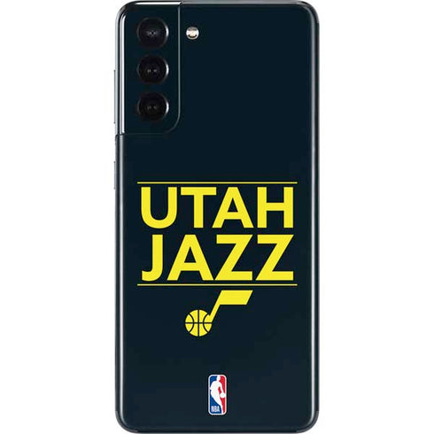 NBA Utah Jazz Standard - Black Galaxy S21 5G Skin