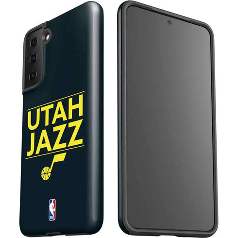 NBA Utah Jazz Standard - Black Galaxy S21 FE Pro Case