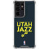 NBA Utah Jazz Standard - Black Galaxy S21 Ultra 5G Clear Case