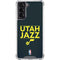 NBA Utah Jazz Standard - Black Galaxy S22 Clear Case