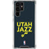 NBA Utah Jazz Standard - Black Galaxy S22 Ultra Clear Case