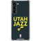 NBA Utah Jazz Standard - Black Galaxy S23 FE Clear Case