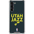 NBA Utah Jazz Standard - Black Galaxy S23 FE Clear Case