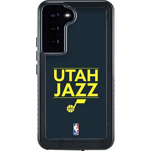 NBA Utah Jazz Standard - Black Galaxy S23 Plus Waterproof Case
