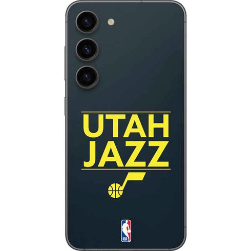 NBA Utah Jazz Standard - Black Galaxy S23 Skin