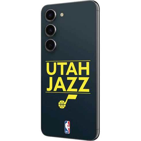 NBA Utah Jazz Standard - Black Galaxy S23 Skin