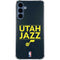 NBA Utah Jazz Standard - Black Galaxy S24 Clear Case