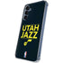 NBA Utah Jazz Standard - Black Galaxy S24 Clear Case