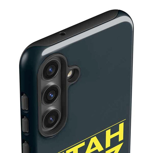 NBA Utah Jazz Standard - Black Galaxy S25 Impact Case