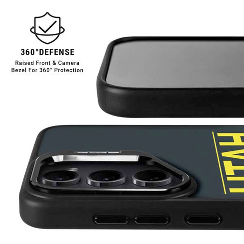 NBA Utah Jazz Standard - Black Galaxy S25 Kickstand Case