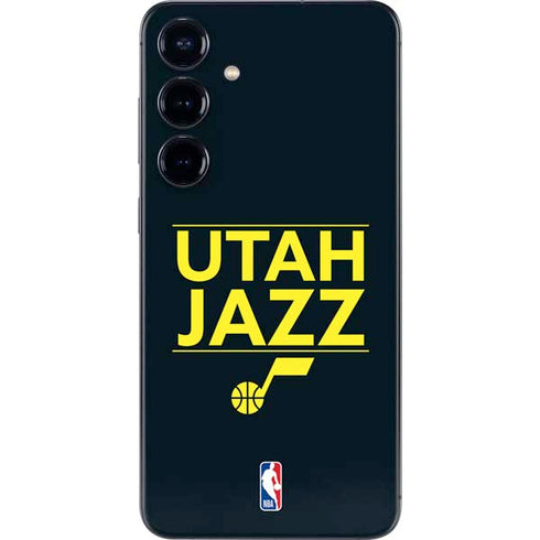 NBA Utah Jazz Standard - Black Galaxy S25 Plus Skin