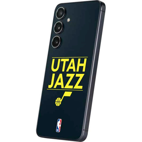 NBA Utah Jazz Standard - Black Galaxy S25 Plus Skin
