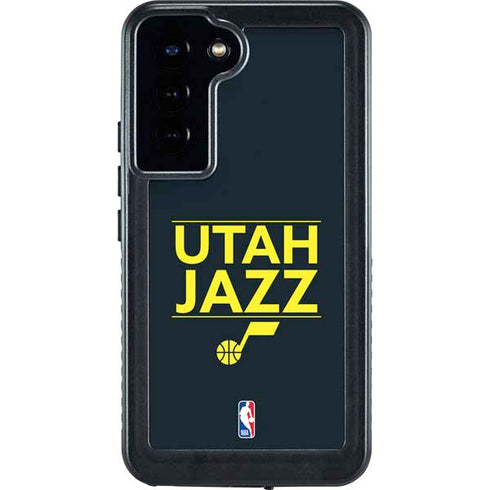 NBA Utah Jazz Standard - Black Galaxy S24 Plus Waterproof Case