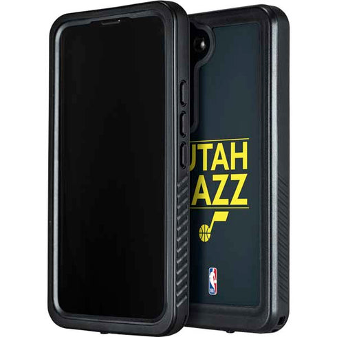 NBA Utah Jazz Standard - Black Galaxy S24 Plus Waterproof Case