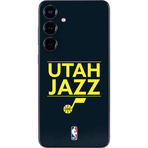 NBA Utah Jazz Standard - Black Galaxy S25 Skin
