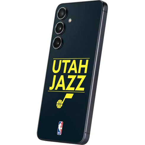 NBA Utah Jazz Standard - Black Galaxy S24 Skin
