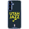 NBA Utah Jazz Standard - Black Galaxy S25 Clear Case