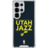 NBA Utah Jazz Standard - Black Galaxy S25 Ultra Clear Case